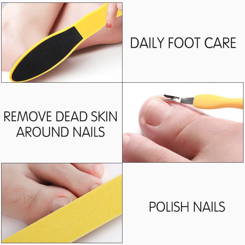 Professional 10pcs/set Pedicure Tool
