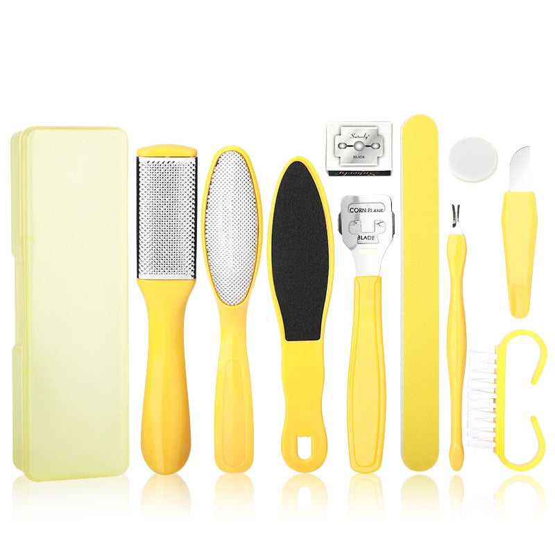 Professional 10pcs/set Pedicure Tool