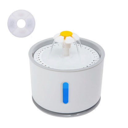 Automatic Pet Cat Water Fountain with LED Lighting