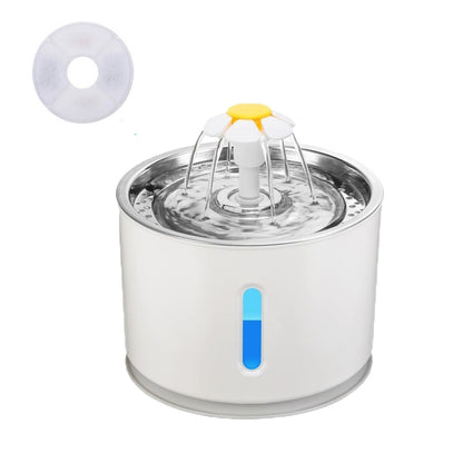 Automatic Pet Cat Water Fountain with LED Lighting