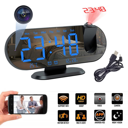 1080P Mini Camera Project Alarm Clock