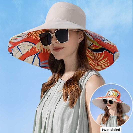 18cm Large Brim Women Sun Hat